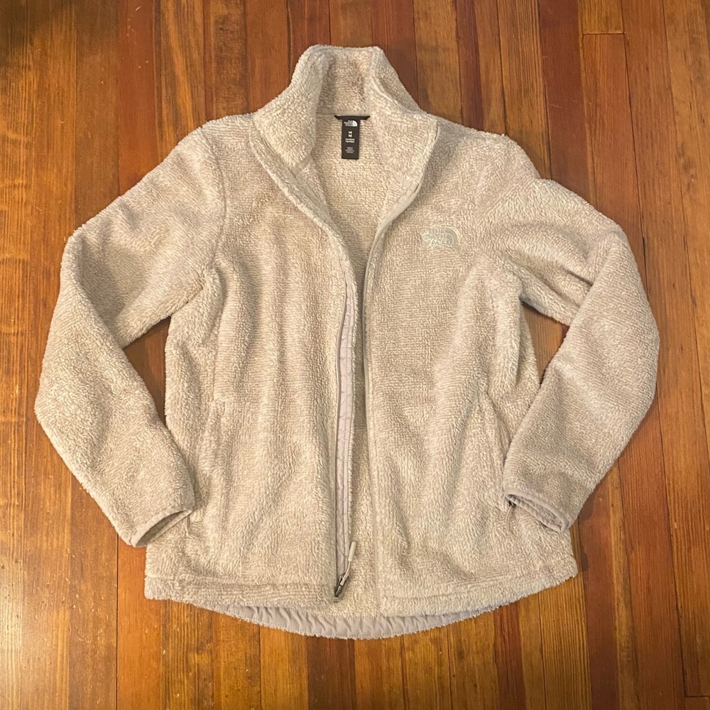 Women’s north face fuzzy jacket
